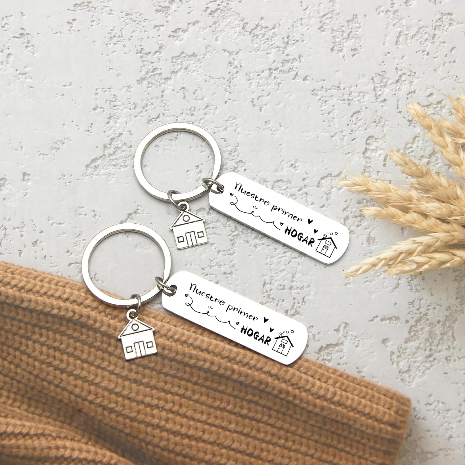 Llavero "Nuestro primer hogar", regalo de pareja, foto 3