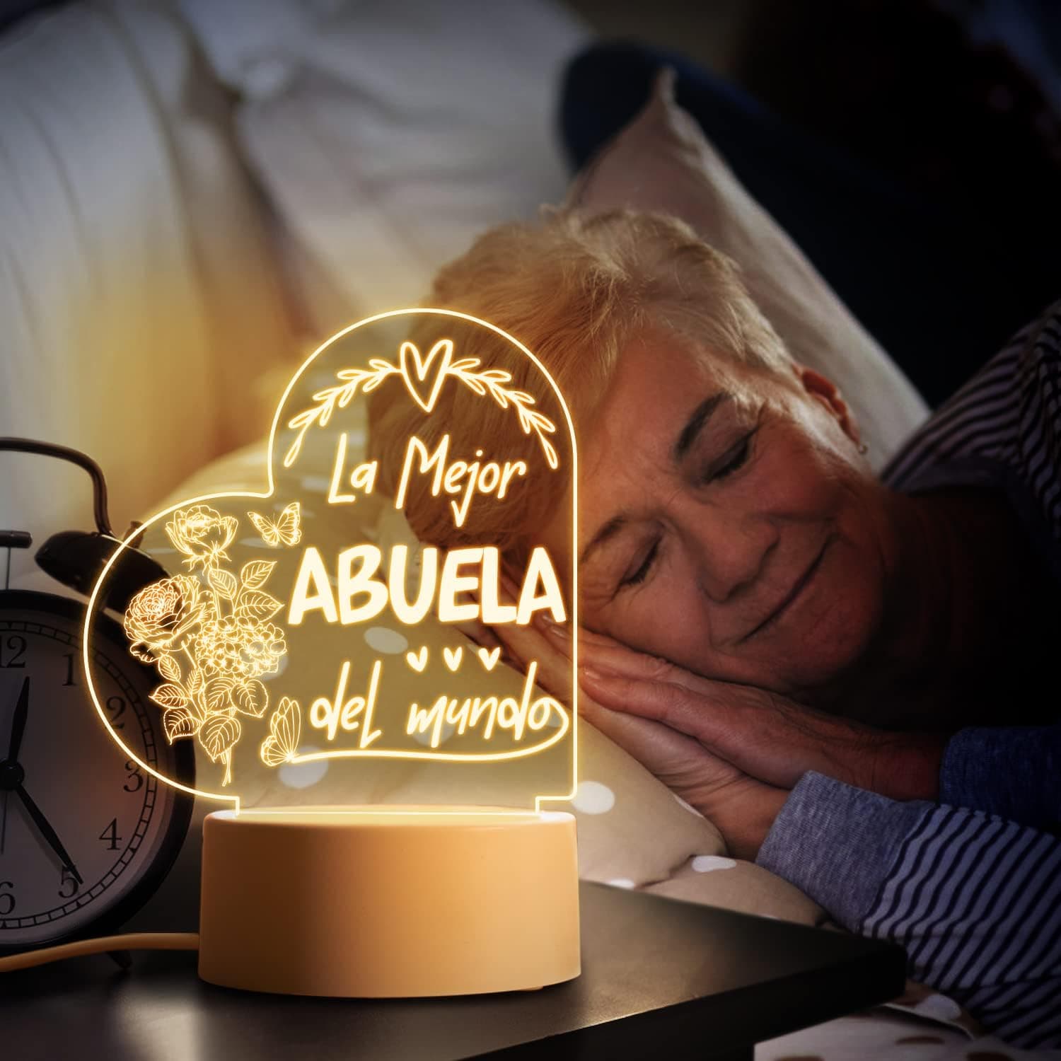 Luz nocturna grabada «la mejor abuela del mundo», foto 3