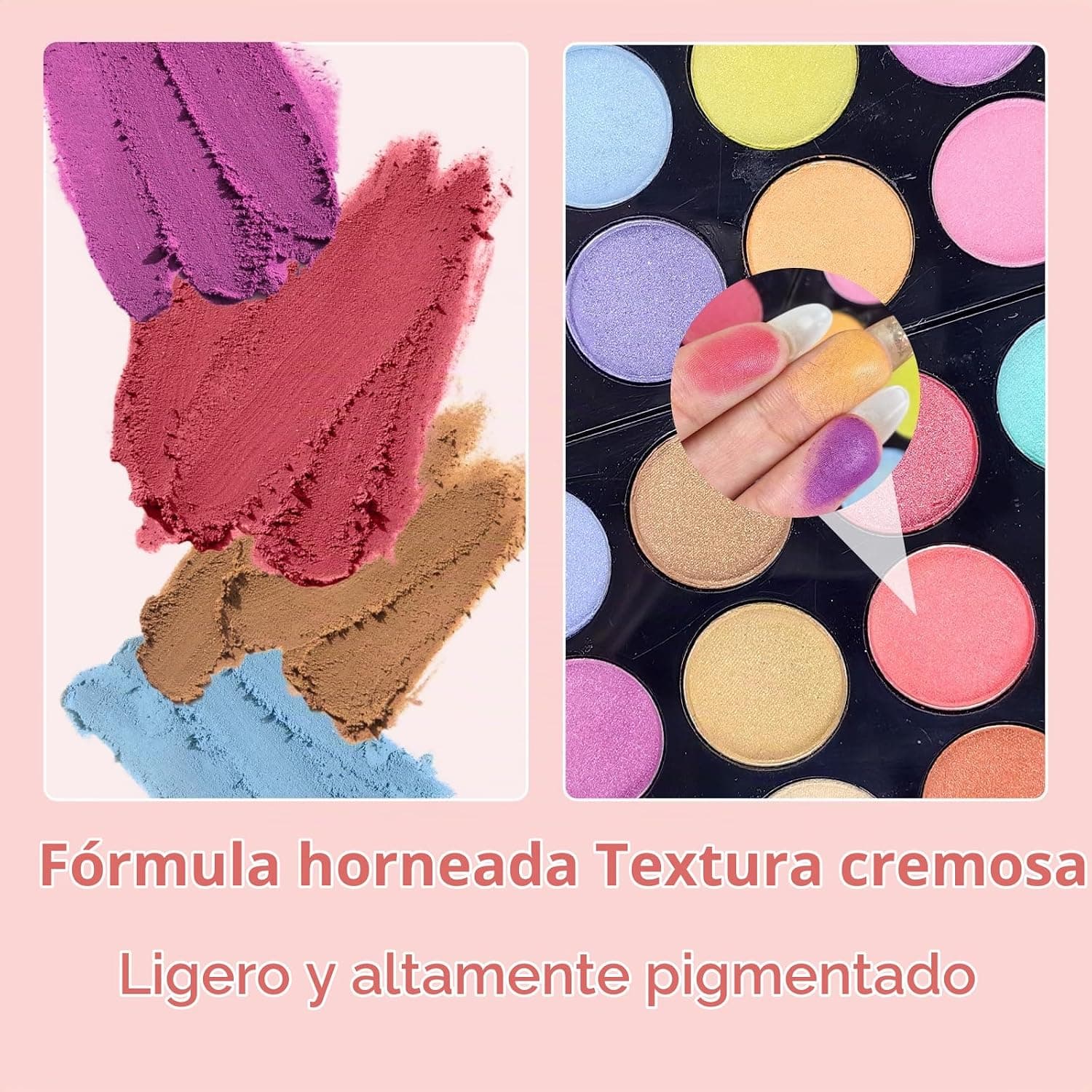Maletín de maquillaje CHSEEO con paleta incluida, foto 3