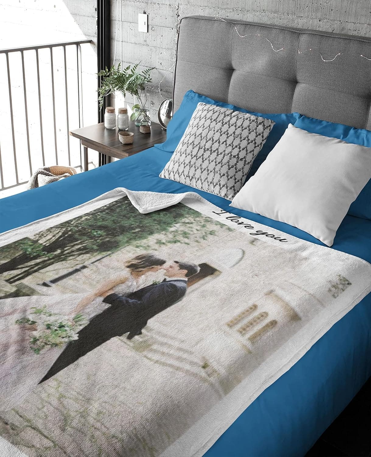 Manta personalizada con foto y texto, foto 2