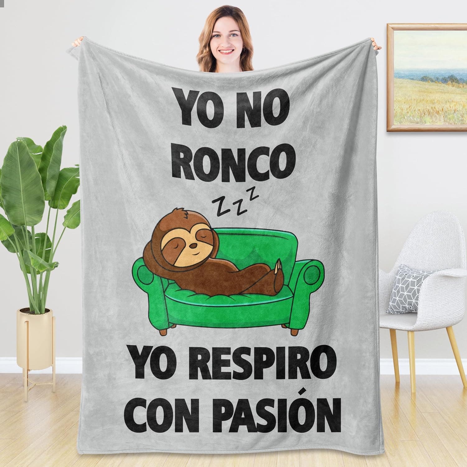 Manta polar suave para el sofá