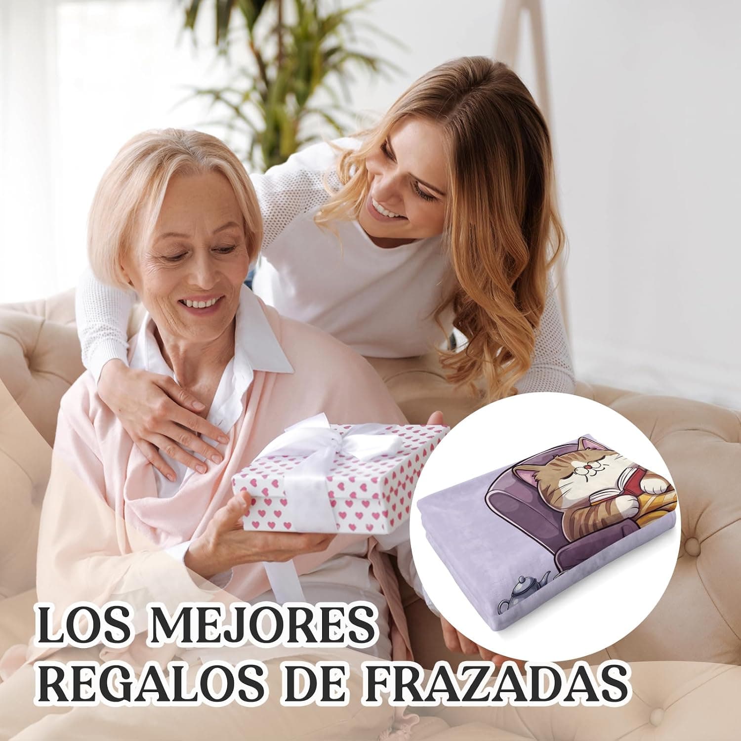 Manta "La Siesta Oficial de la Abuela" con Gatitos, foto 2