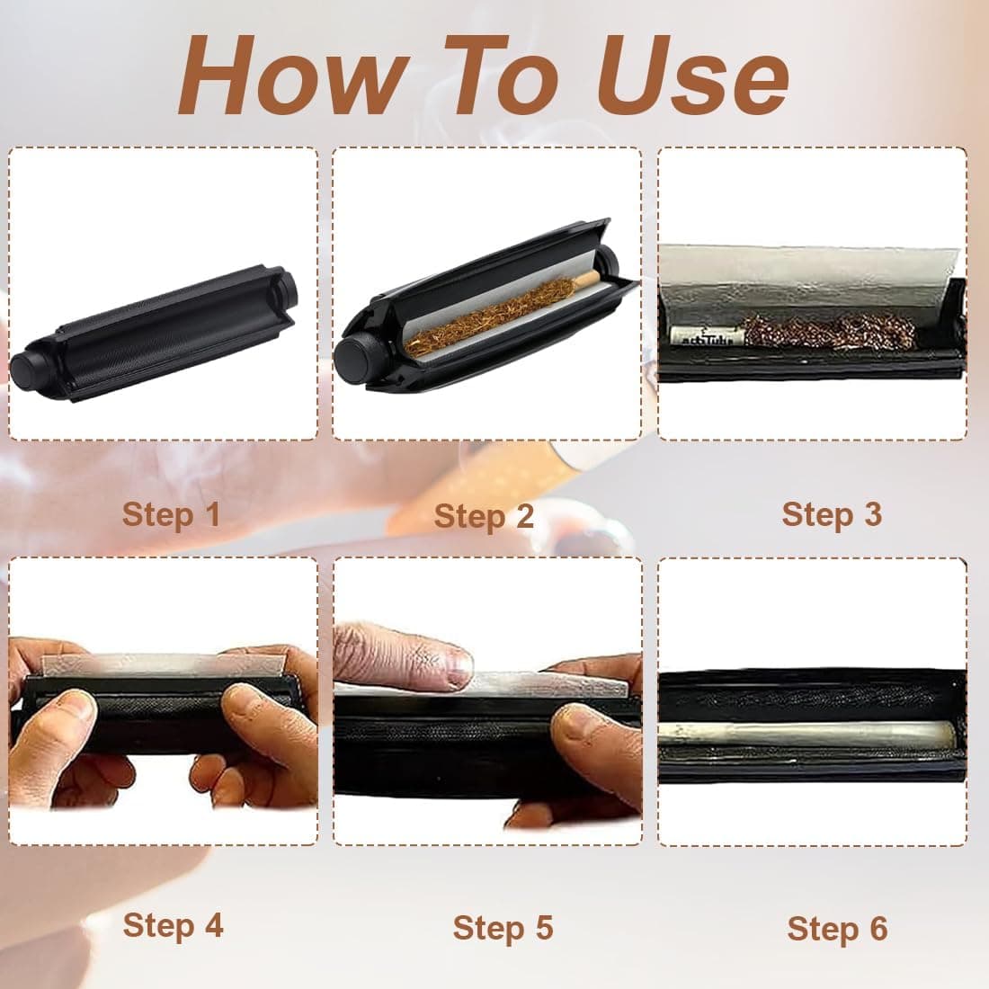 Máquina portátil para liar cigarrillos, foto 3