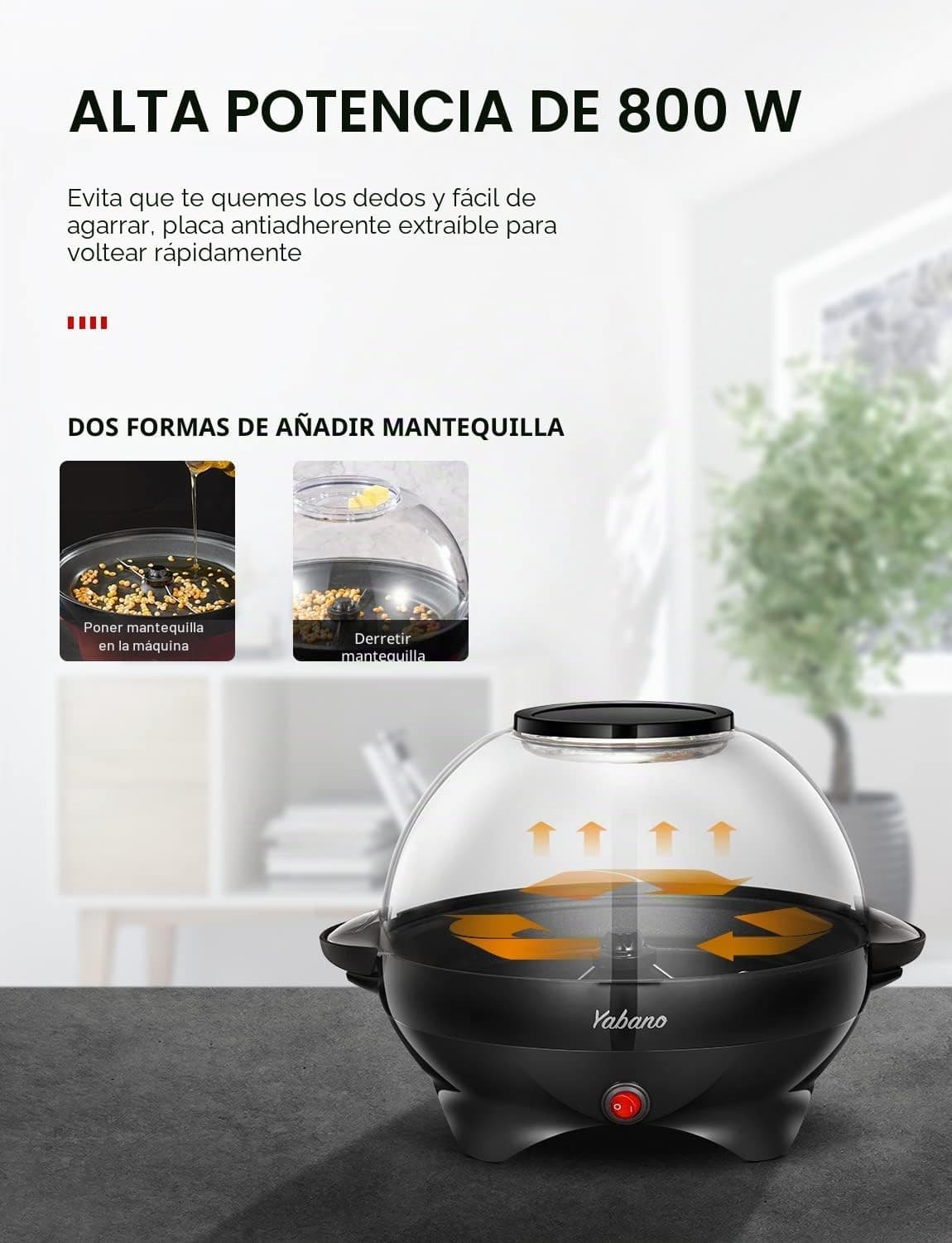 Máquina de Palomitas Yabano, 5 litros, foto 3