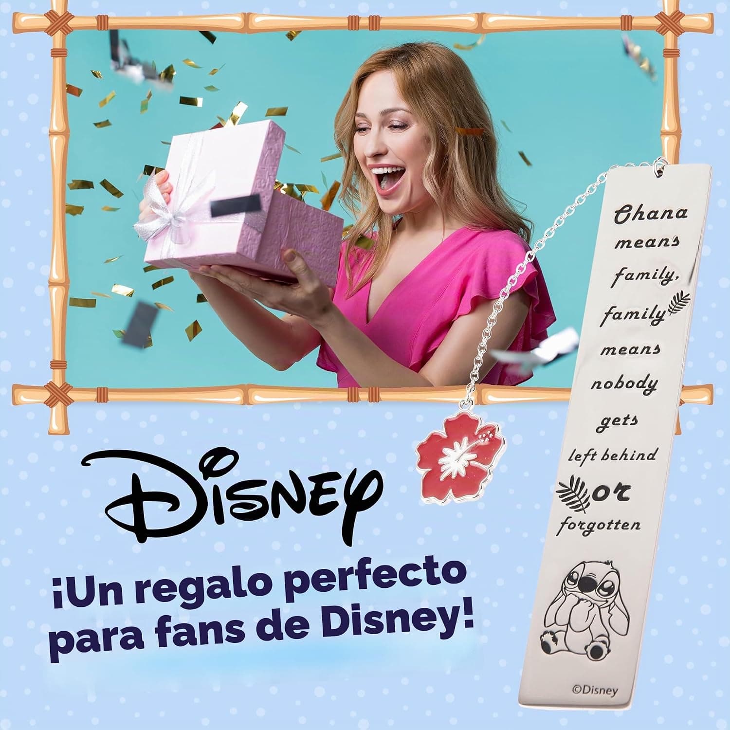 Marcapáginas de Stitch con frase inspiradora, foto 3