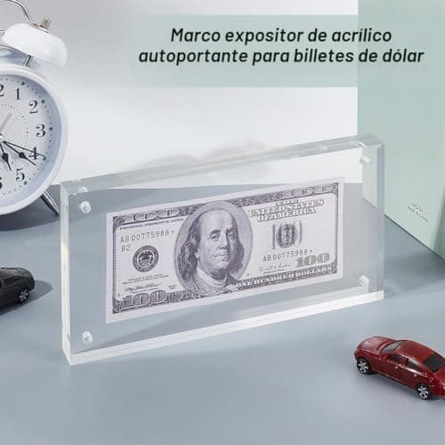 Detalle del acrílico de doble cara