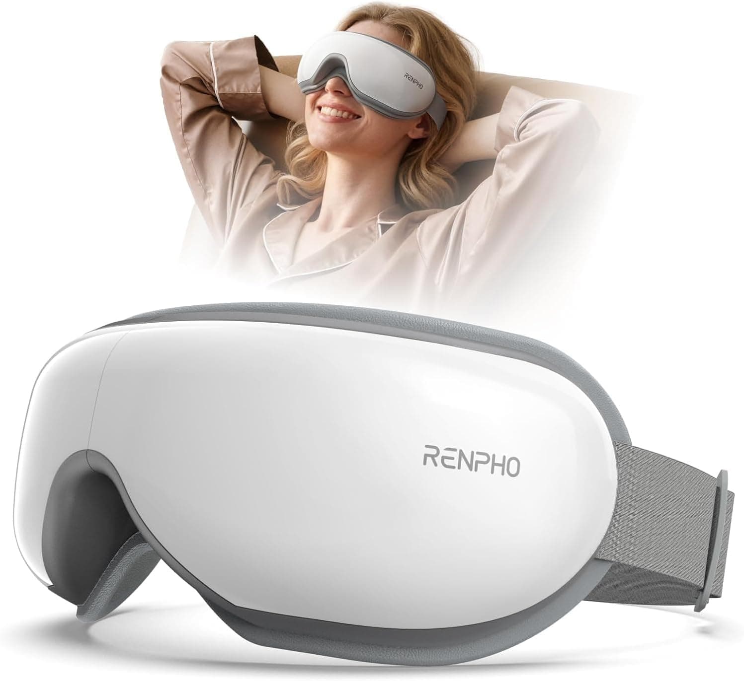 Masajeador de Ojos RENPHO con Calor y Bluetooth