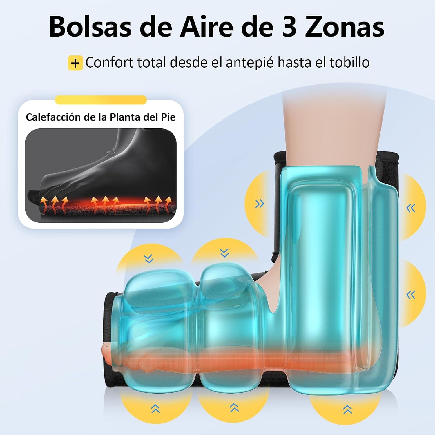 Masajeador de pies inalámbrico Comfytemp, foto 3