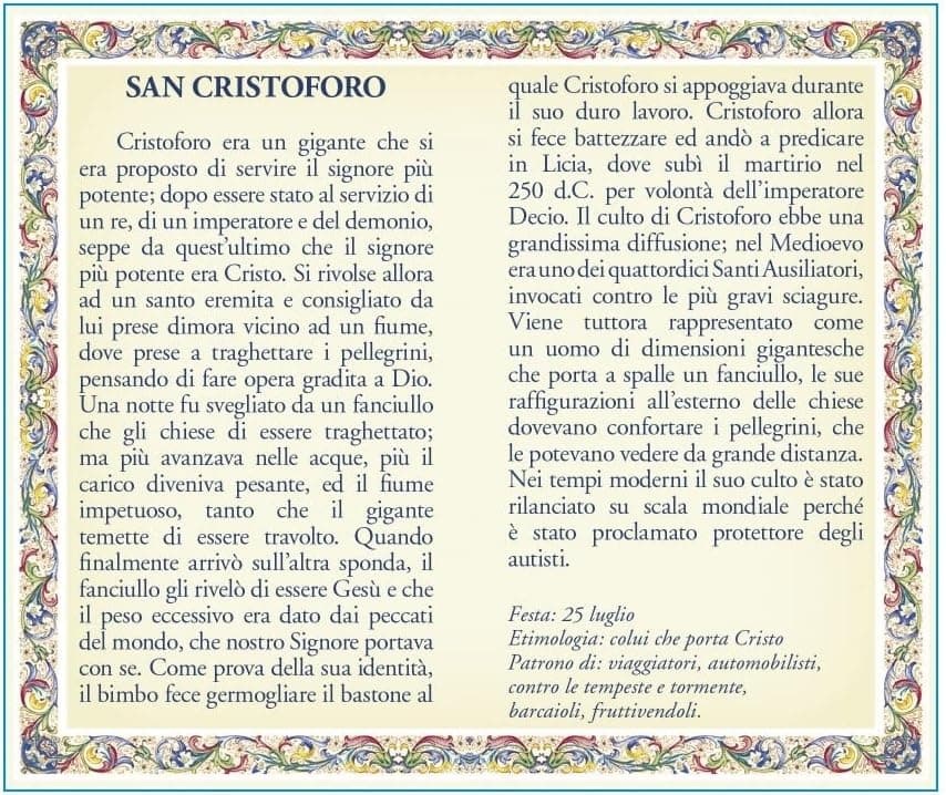 Medalla de San Cristóbal con Oración del Automovilista, foto 2