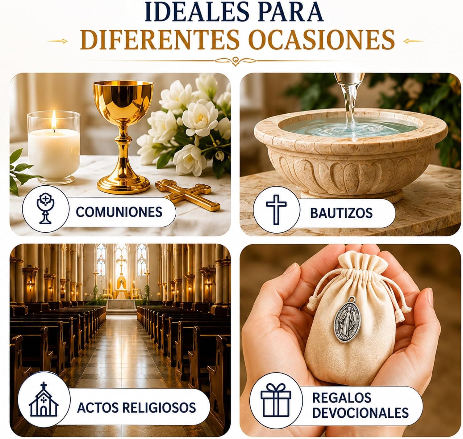 Lote de 13 medallas de la Virgen Milagrosa, foto 3