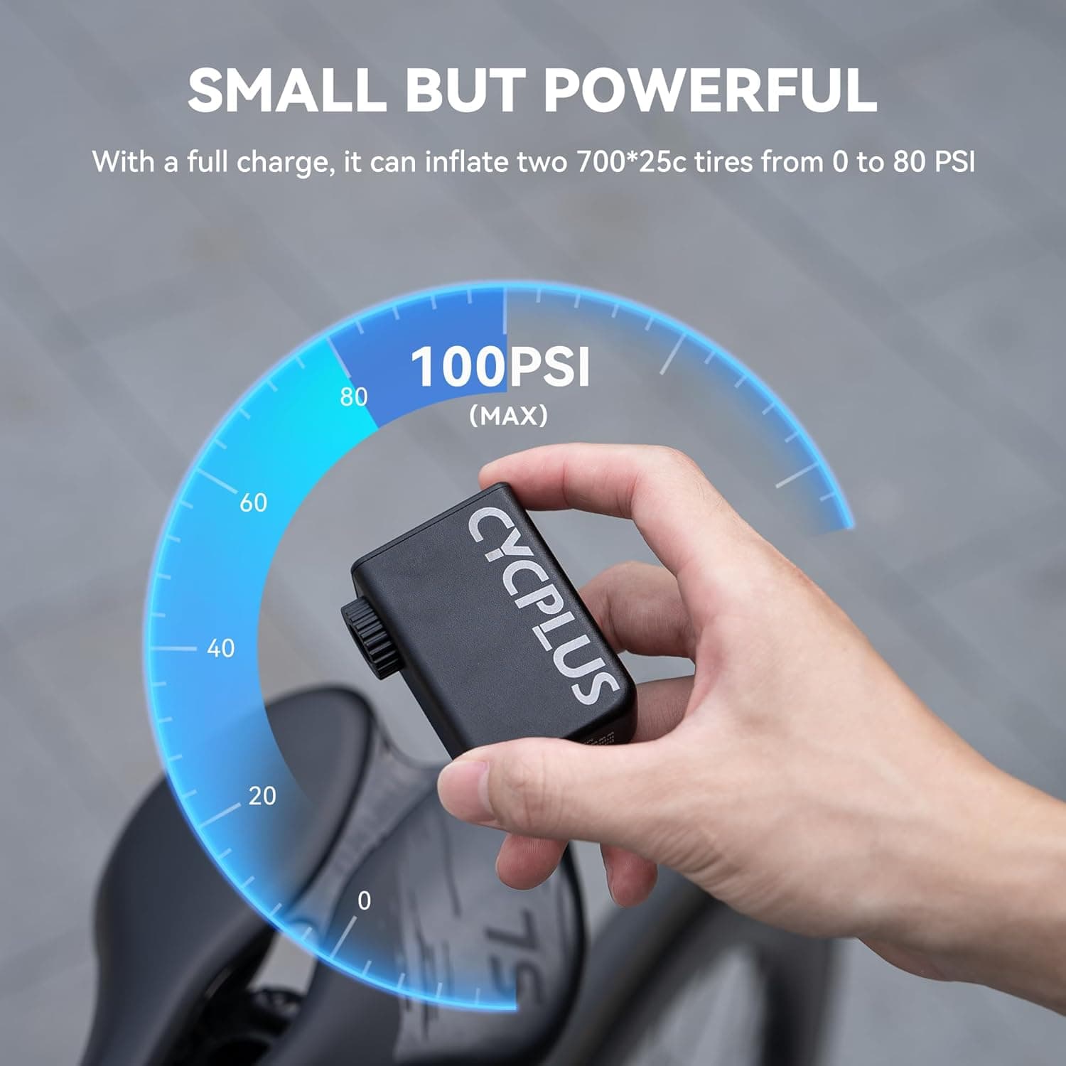 Mini bomba eléctrica para bici CYCPLUS AS2, foto 3