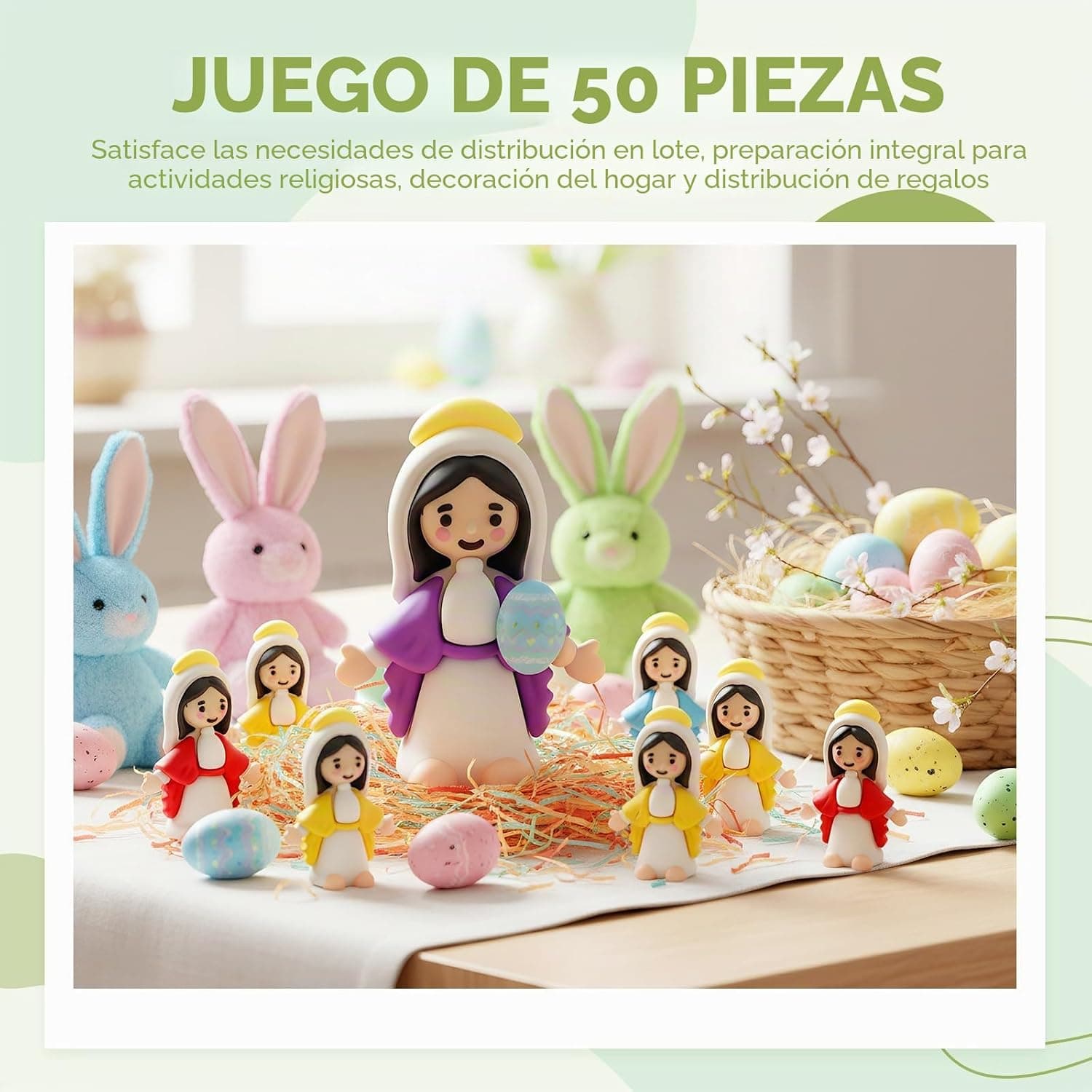 Pack de 50 mini figuras de Jesús de bolsillo, foto 2