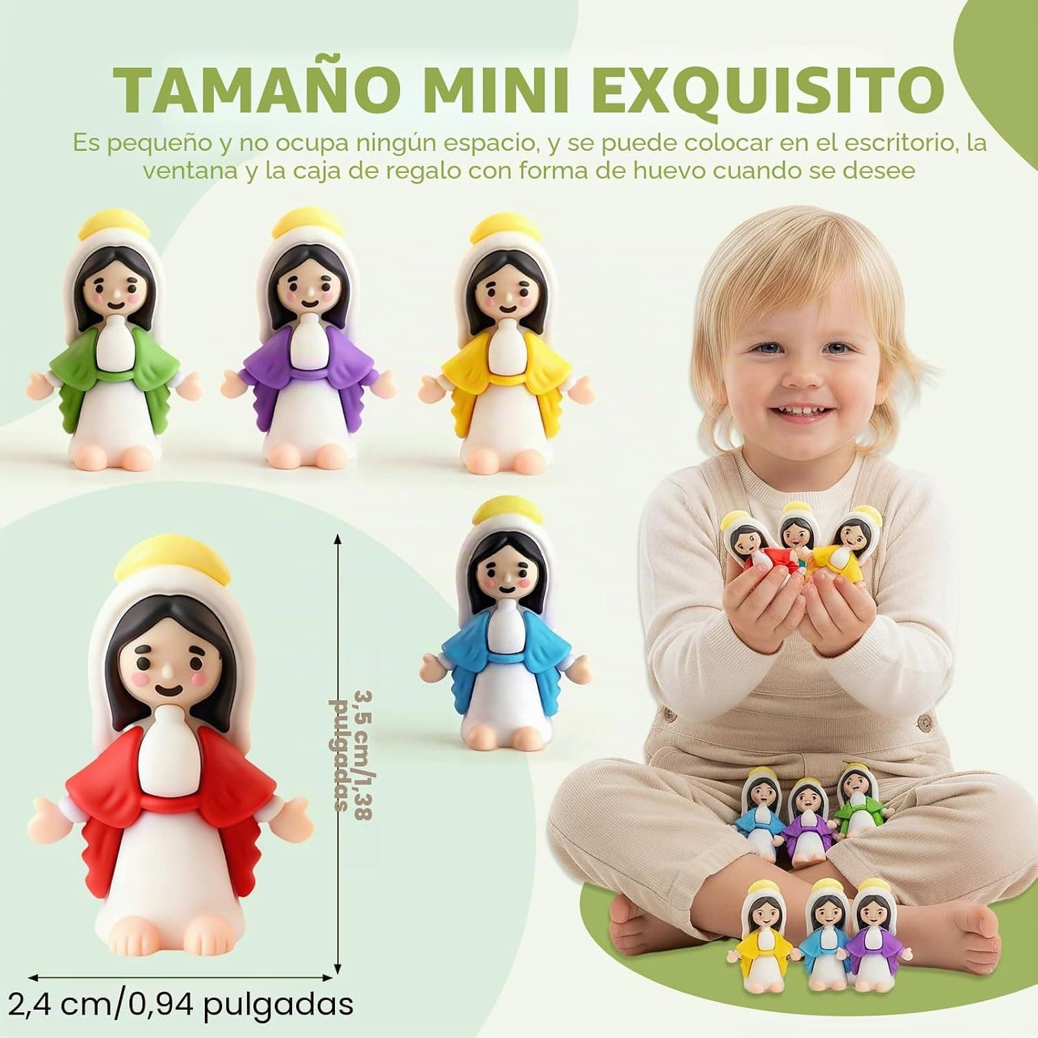 Pack de 50 mini figuras de Jesús de bolsillo, foto 3
