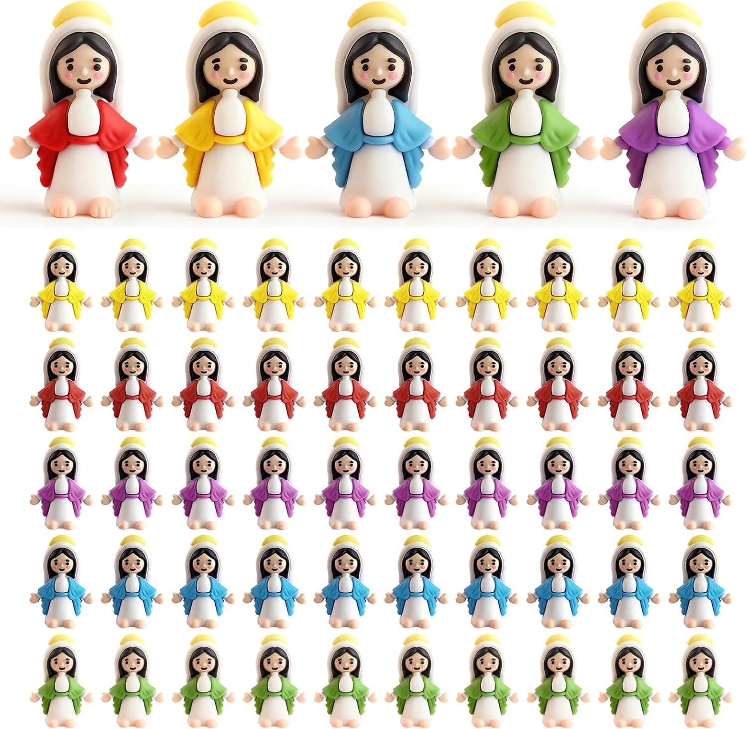 Pack de mini figuras de Jesús pensadas como detalle religioso