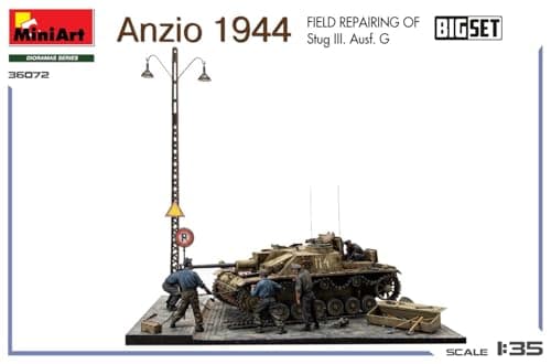 Piezas mecánicas del diorama Tiger I MiniArt