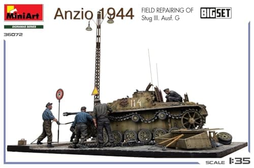 Figuras de mecánicos del diorama Tiger I