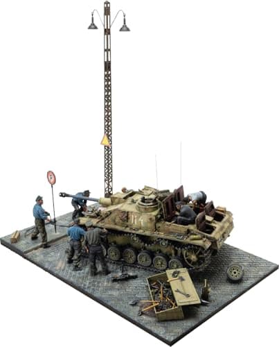 Diorama MiniArt del Tiger I en reparación de campo, Anzio 1944