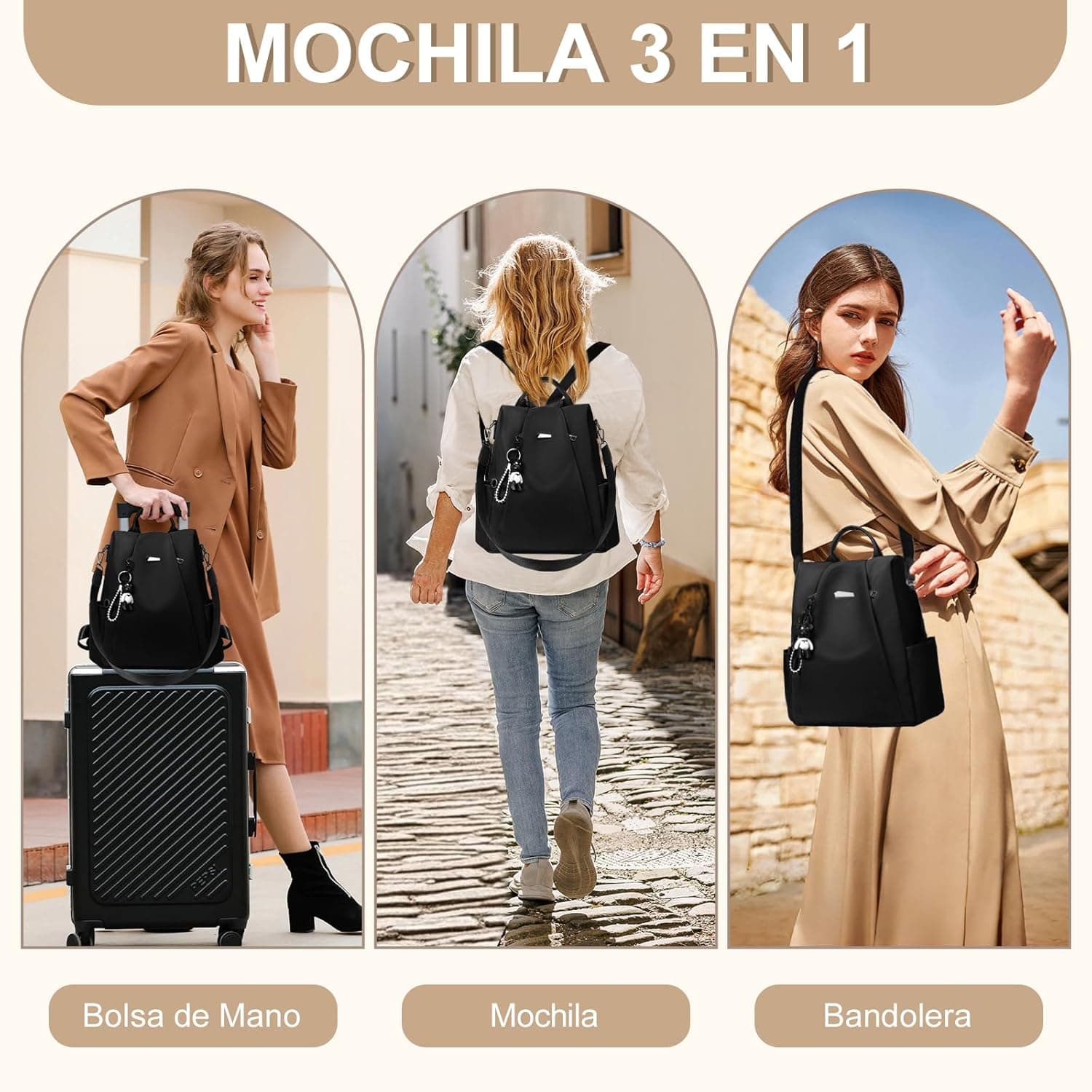 Mochila antirrobo para mujer, de Eshow, foto 2