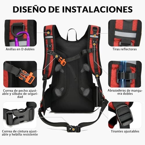 Soporte para casco de la mochila Arvano