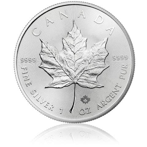 Moneda de plata Maple Leaf 2021 de Canadá