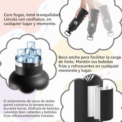 Botella Motswedi con boquilla abierta
