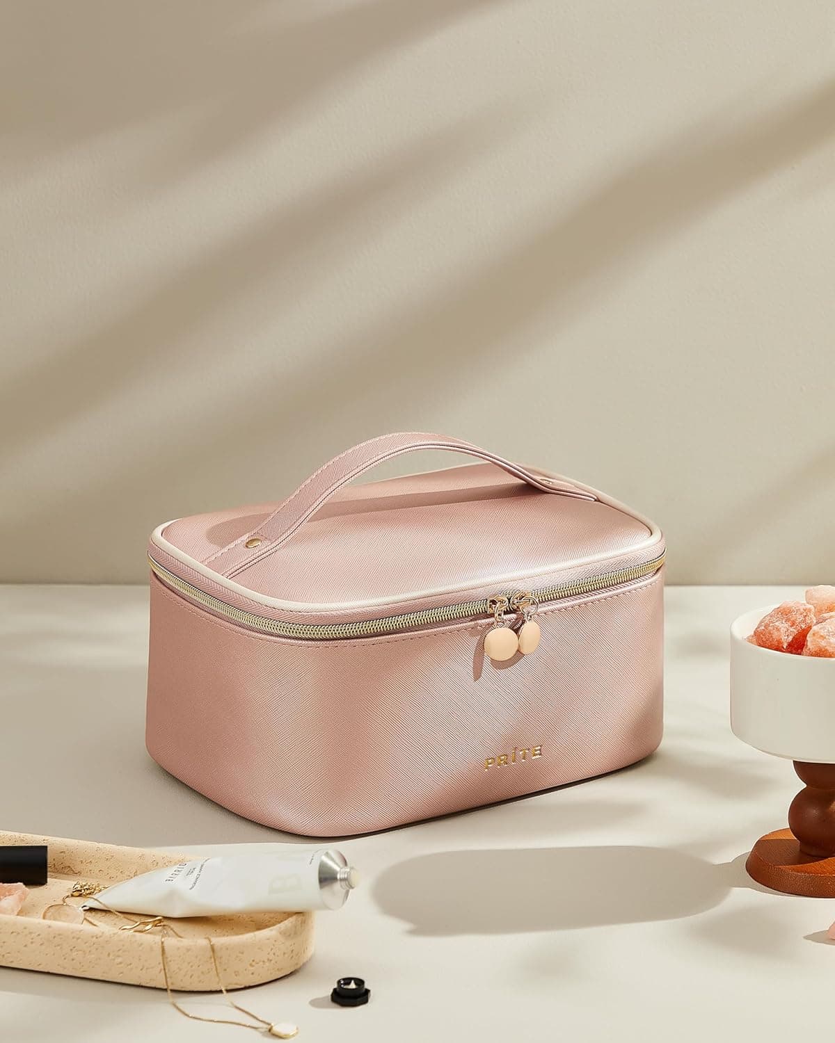 Neceser cosmético Prite con bolsillo para brochas, foto 2