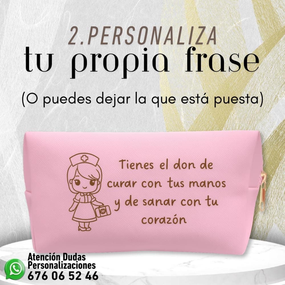 Neceser personalizado con nombre para enfermera, foto 3