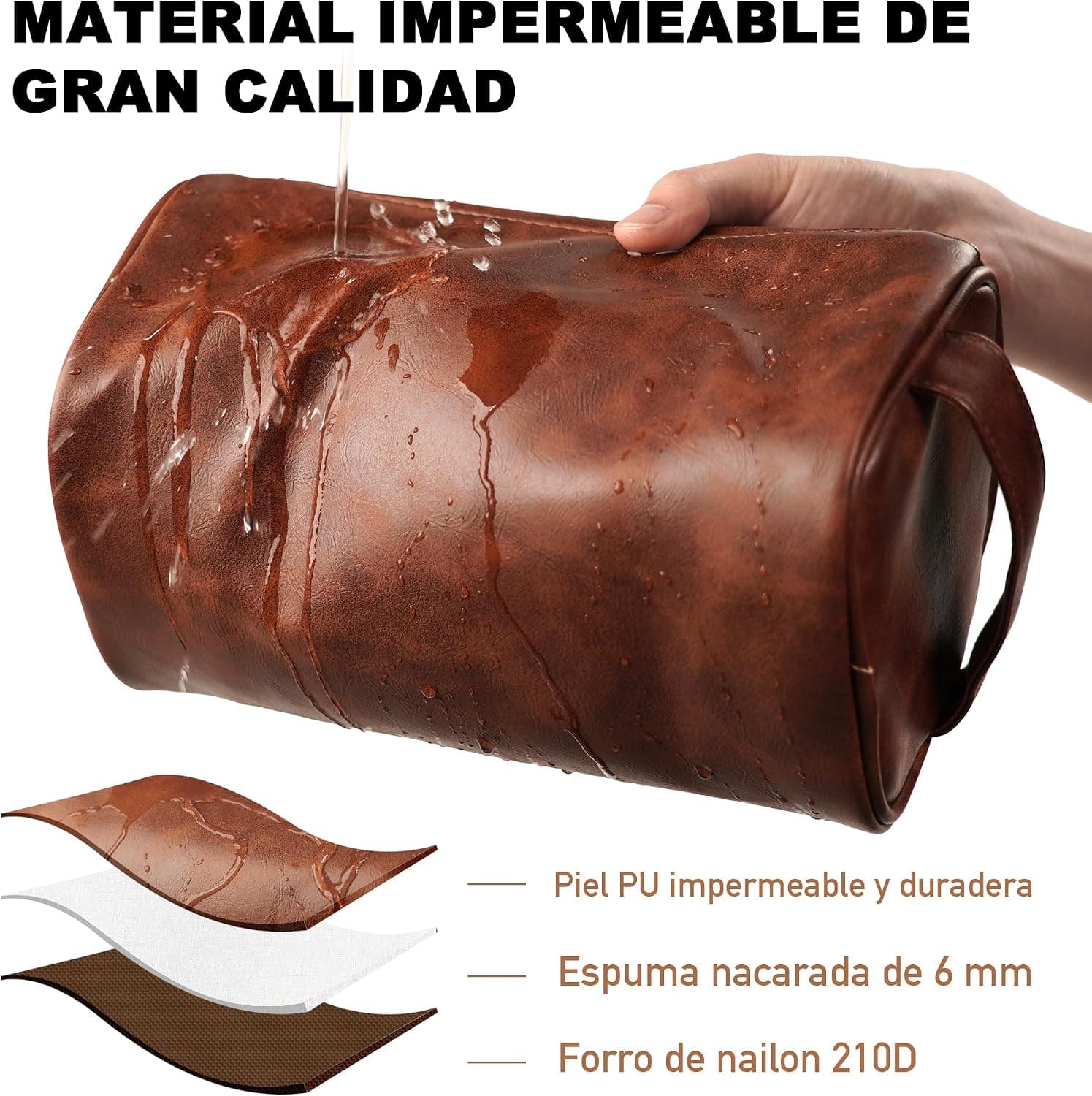 Neceser de hombre personalizado con iconos y texto, Easycosy, foto 3
