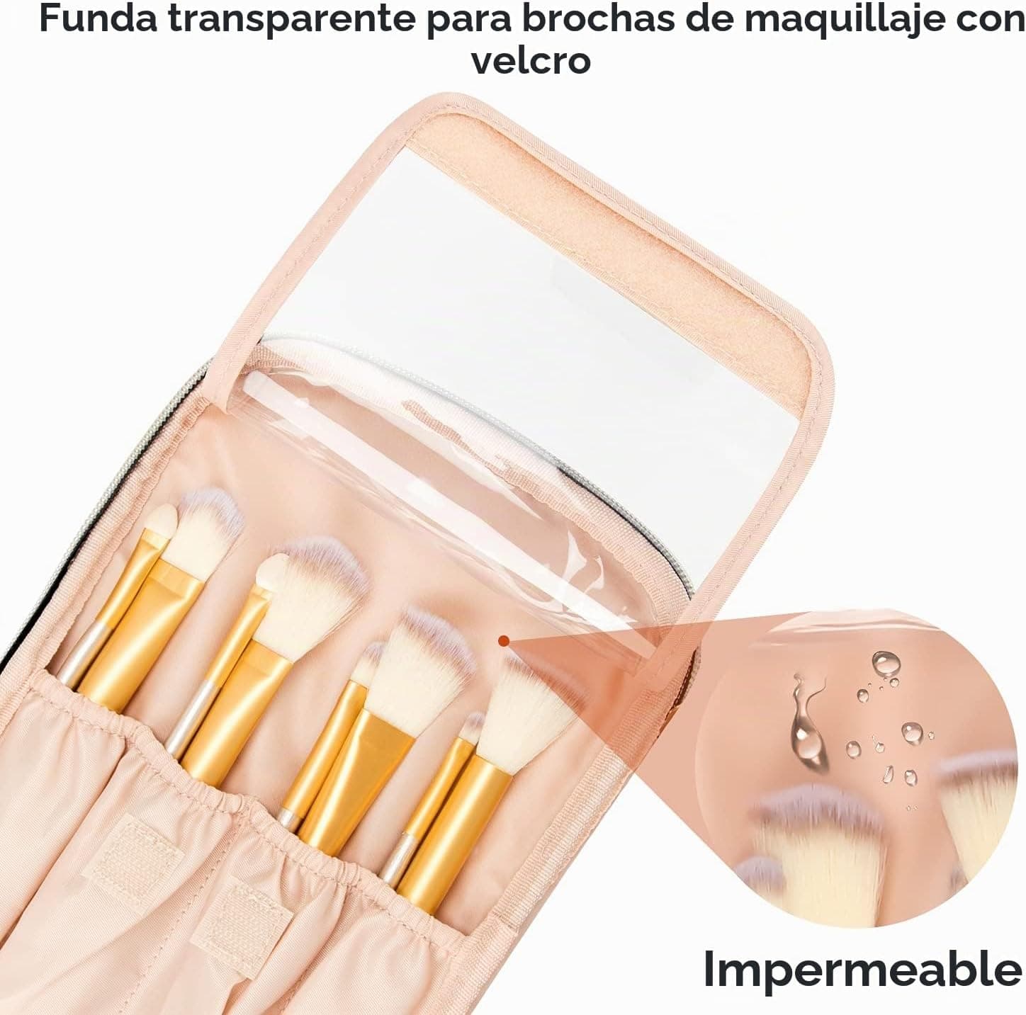 Neceser de maquillaje grande con divisor, Relavel, foto 3