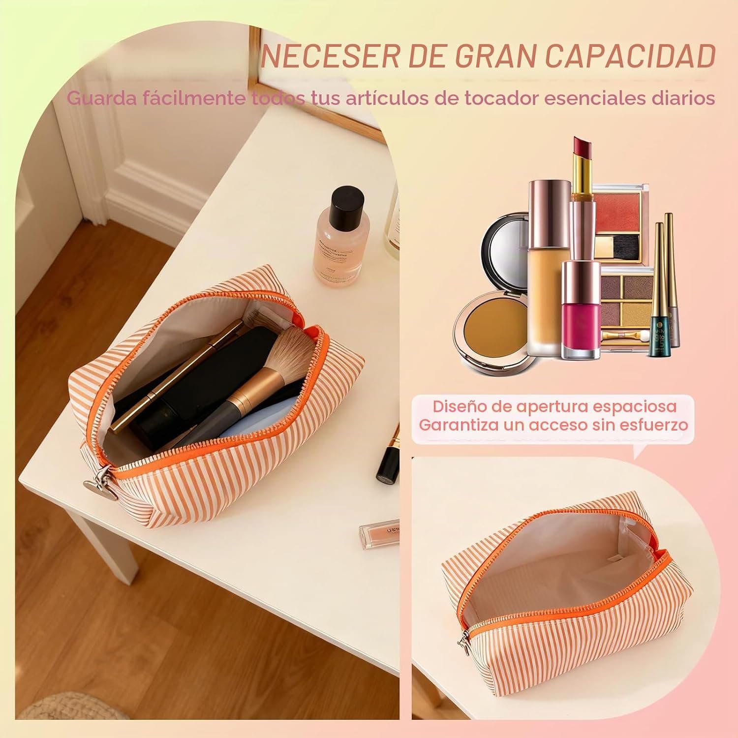 Neceser personalizado con nombre bordado, foto 3