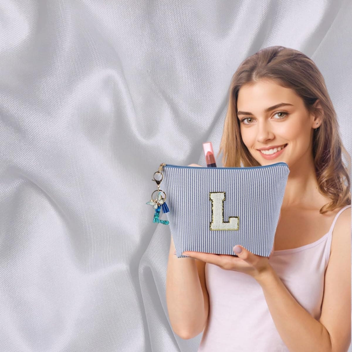Neceser personalizado con llavero e inicial, de MHwan, foto 2
