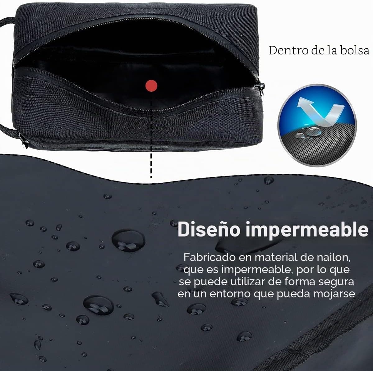 Neceser de viaje FUNSEED para hombre y mujer, foto 2