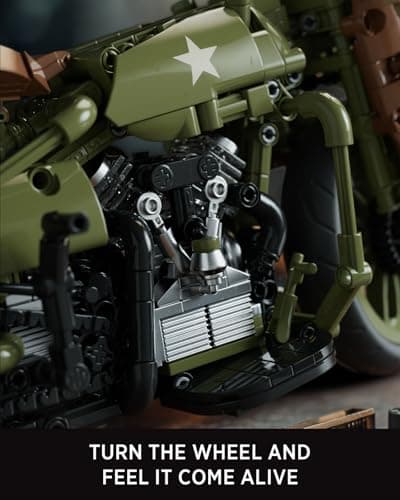 Motor de la moto militar WLA de Nifeliz