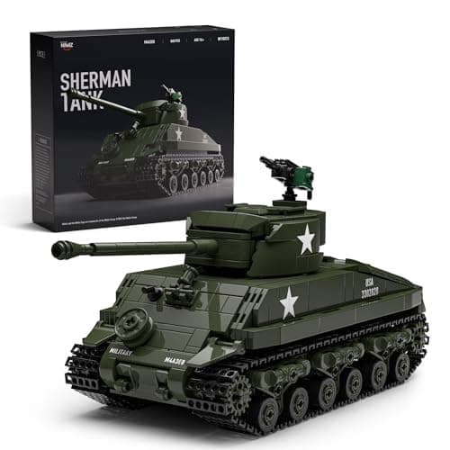 Kit de construcción en metal Nifeliz del Sherman M4A3E8