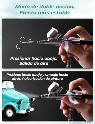 Pistola de aerógrafo del kit Oasser