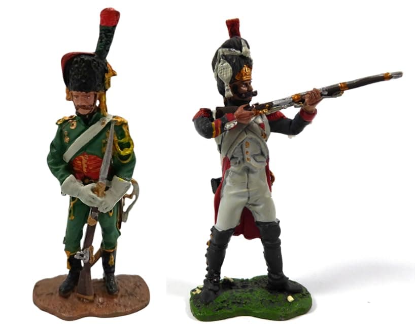 Set OPO 10 de dos figuras napoleónicas a 60mm