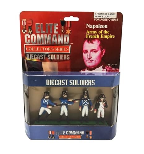 Set de 4 soldados de plomo napoleónicos OPO 10