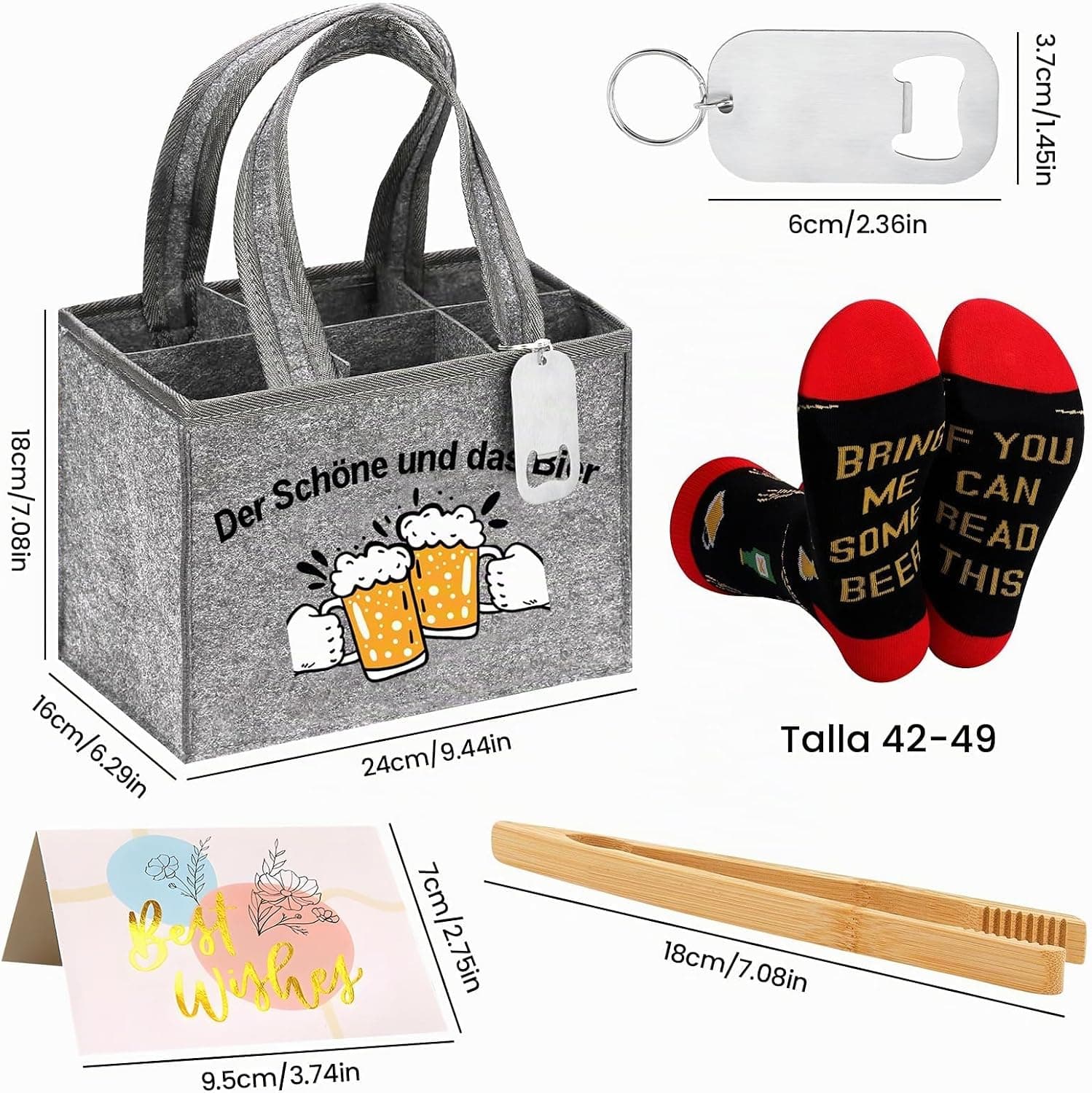 Pack de 5 regalos de cerveza para hombre, foto 2