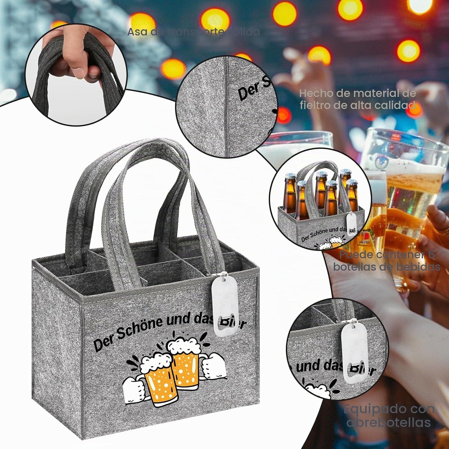 Pack de 5 regalos de cerveza para hombre, foto 3