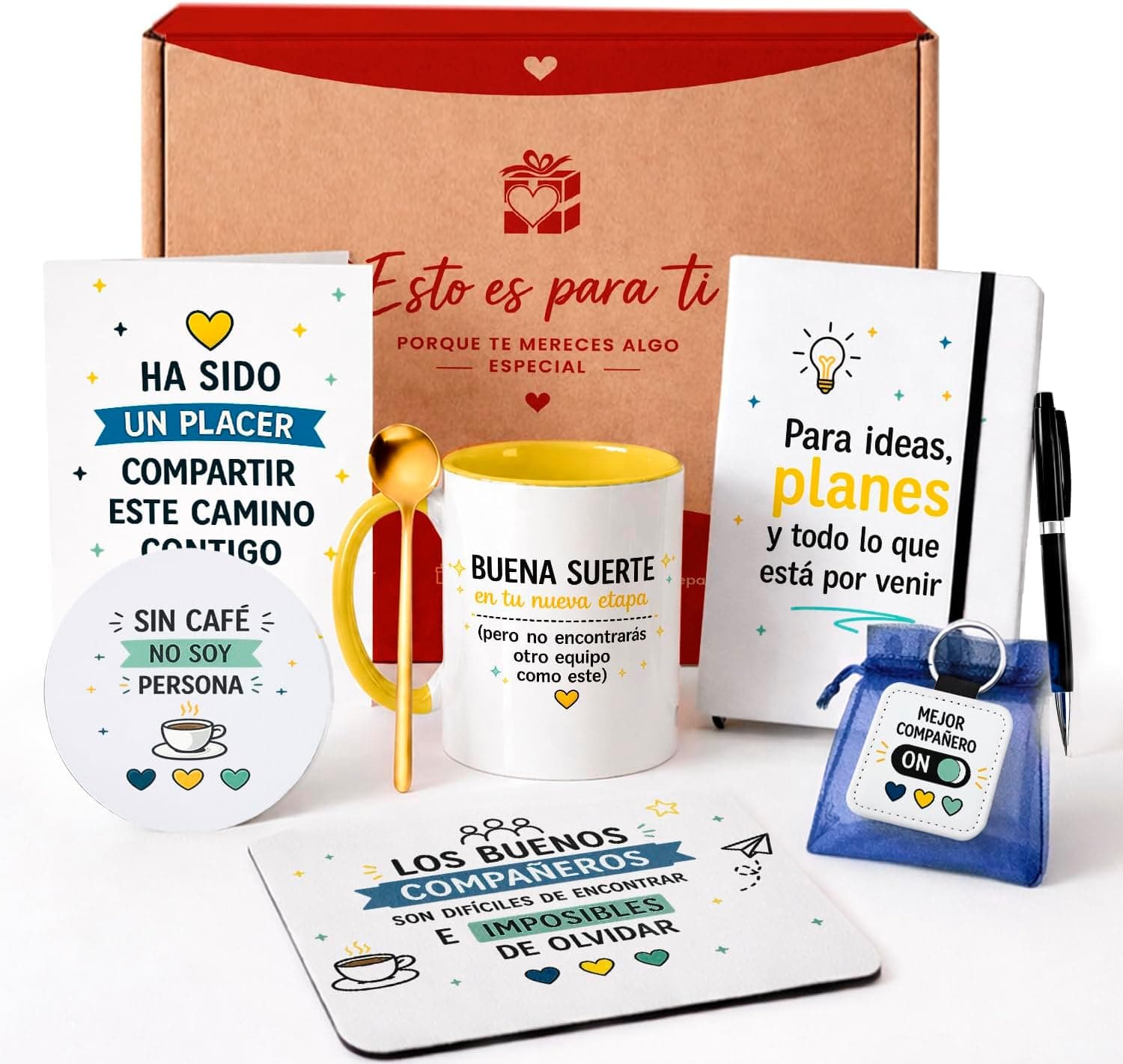 Pack de Despedida en Caja con Taza y Ocho Detalles, foto 3