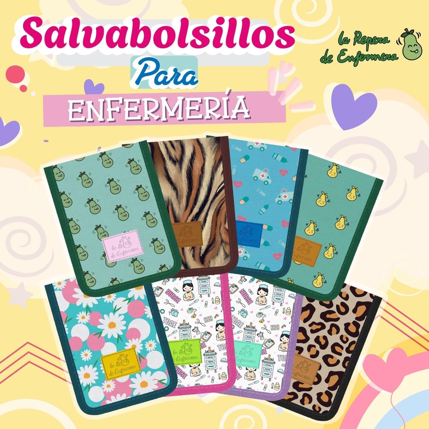 Pack de salvabolsillos, porta tijeras, bolígrafo y pulsera para enfermera, foto 2