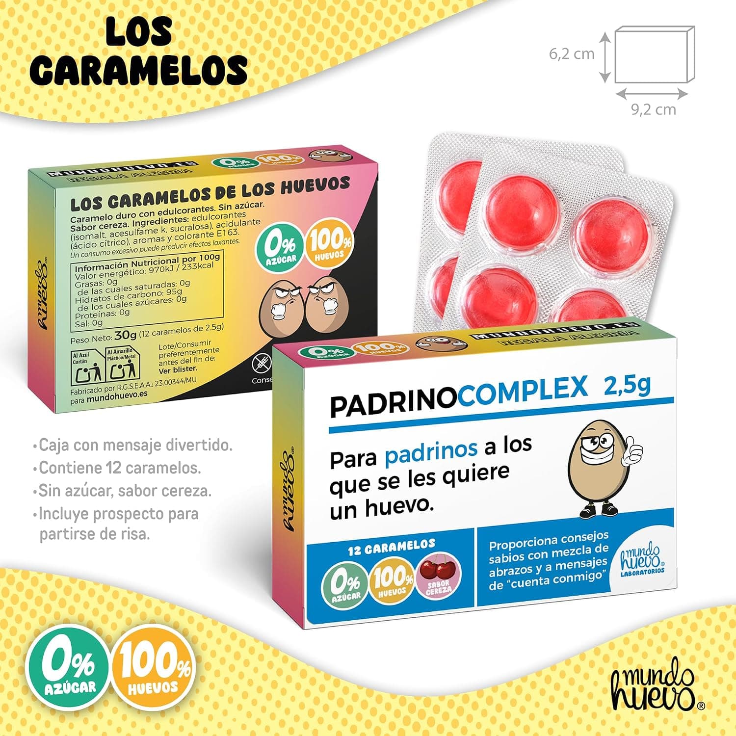 Pack de taza y caramelos de broma para padrinos, foto 3