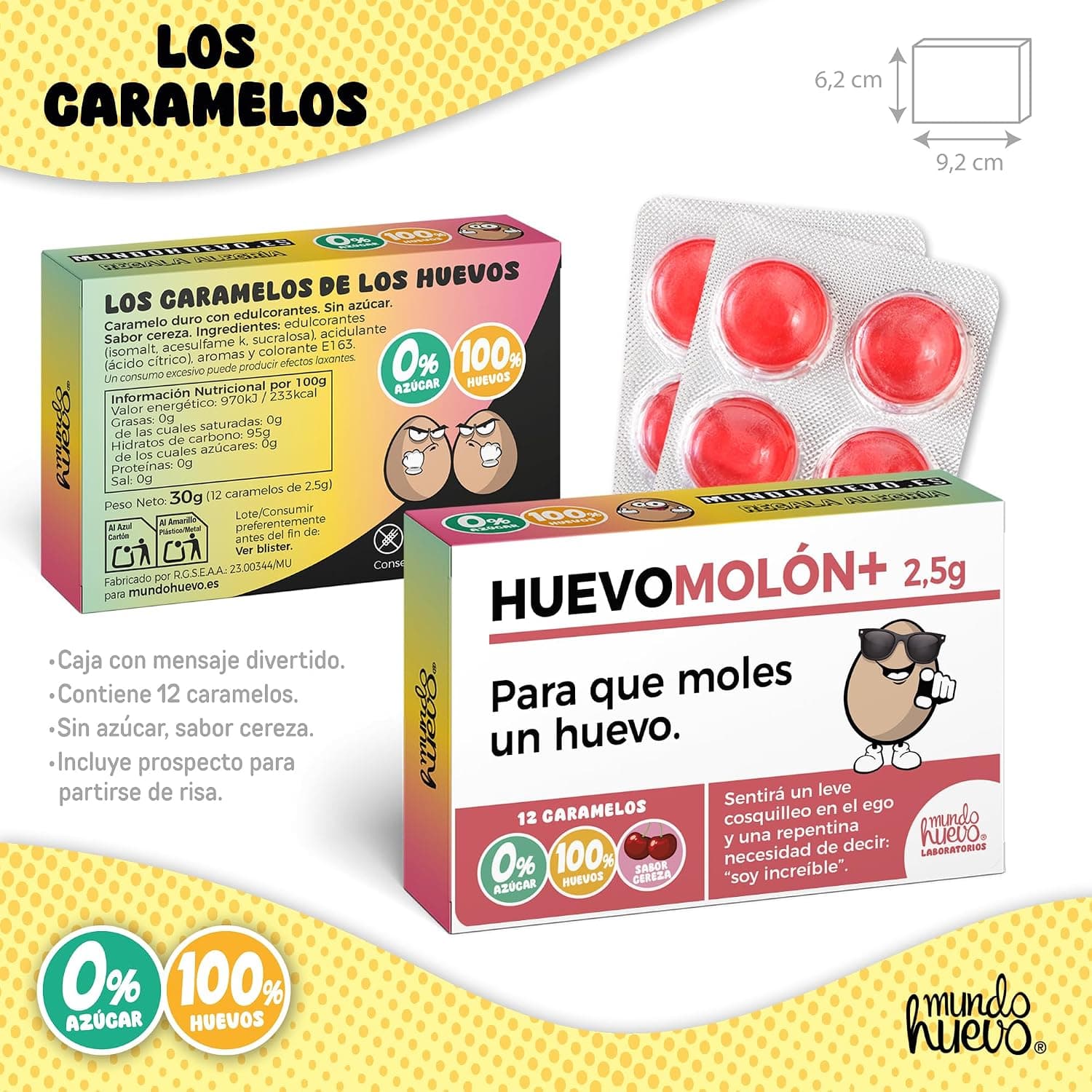 Pack Taza Friki con Caramelos Huevomolón, foto 3