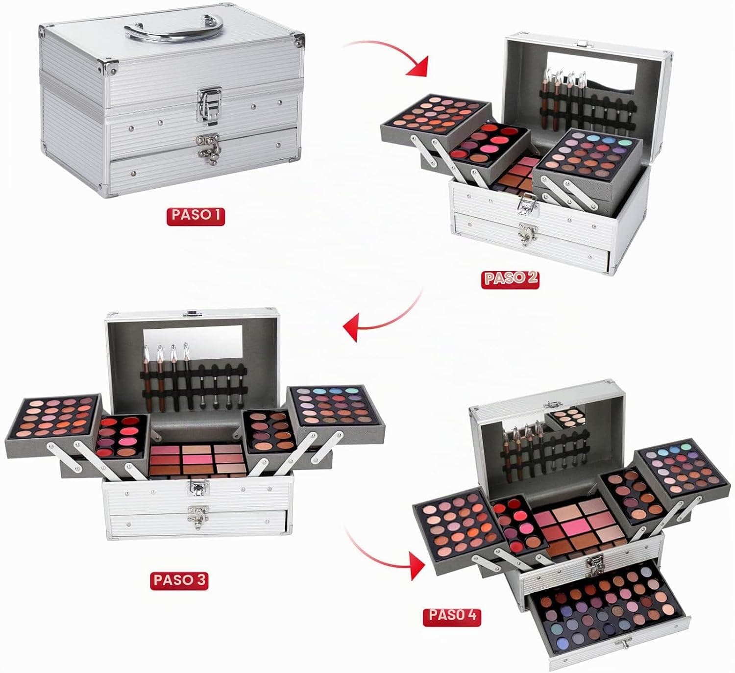 Paleta de maquillaje completa en caja de regalo, foto 2
