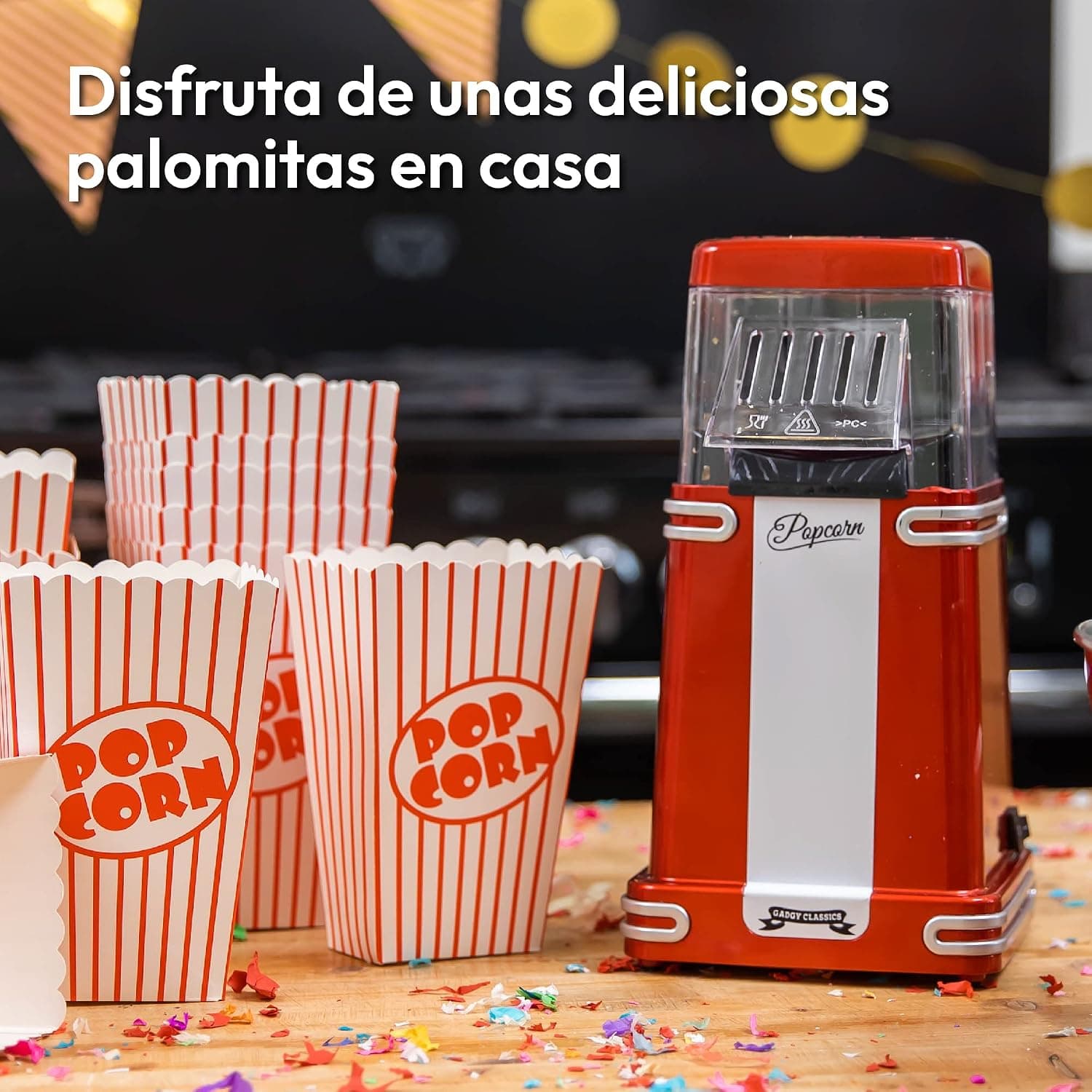 Palomitera de Aire Caliente Retro, de Gadgy, foto 2