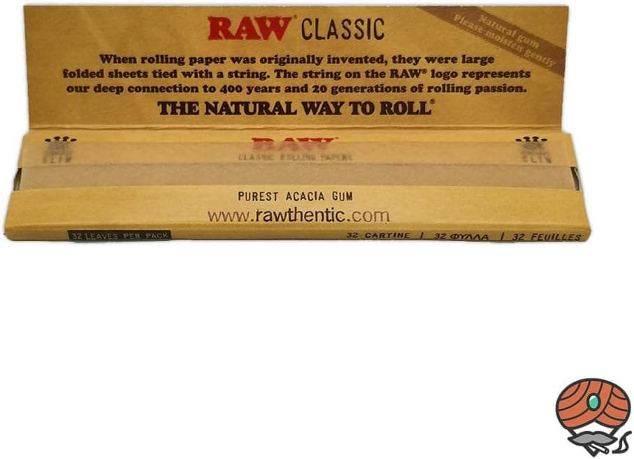Papel de fumar Raw Classic King Size Slim, foto 3