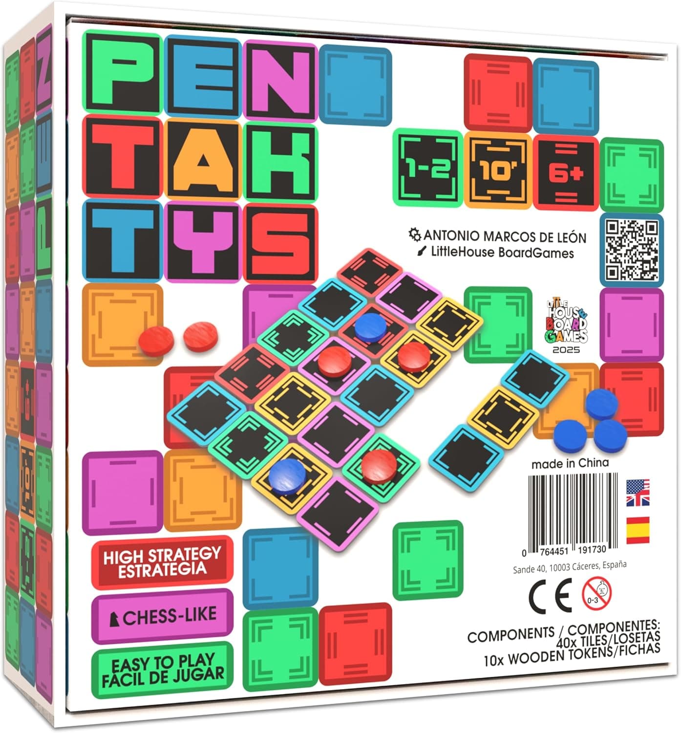 Pentaktys, juego de mesa de estrategia para dos, foto 3