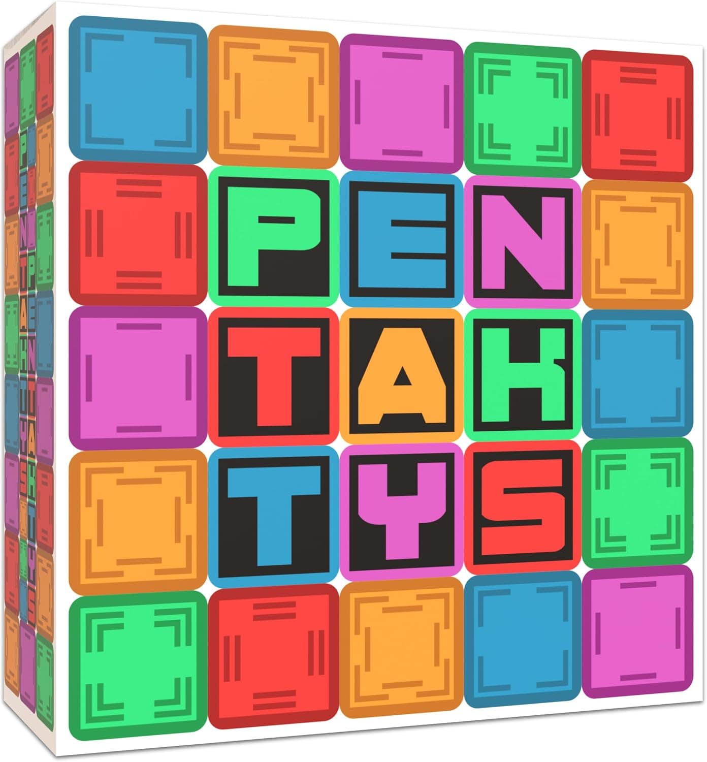 Caja de Pentaktys junto al tablero modular montado