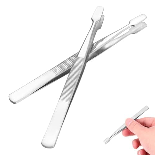 Pinzas SUPVOX de acero niquelado, pack de 2