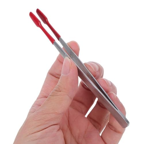 Pinzas sujetando una moneda